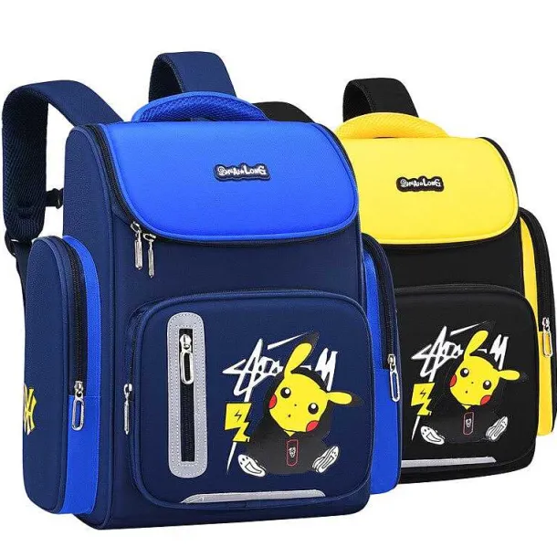 Schul Rucksack Mit Pikachu Pokemon Motiv
