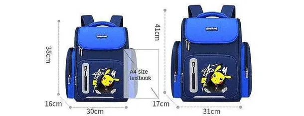 Schul Rucksack Mit Pikachu Pokemon Motiv