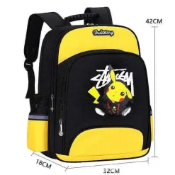 Schul Rucksack Mit Pikachu Pokemon Motiv