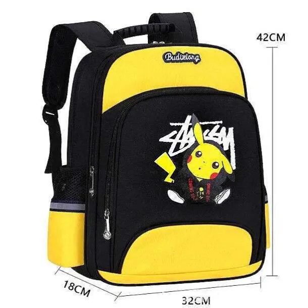 Schul Rucksack Mit Pikachu Pokemon Motiv