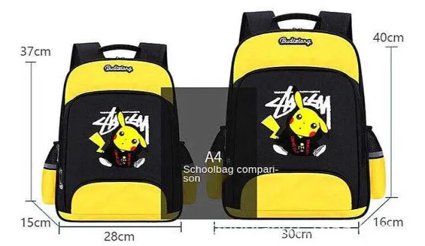 Schul Rucksack Mit Pikachu Pokemon Motiv