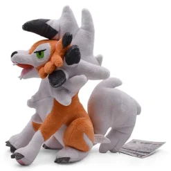 Sitzender Lycanroc Wolwerock Plusch Pokemon (Ca. 24Cm)