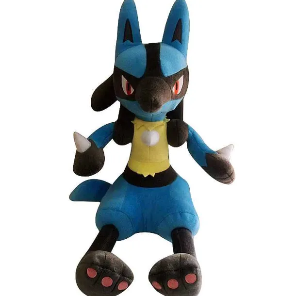 Sitzender Xxl Lucario Plusch Puppe Pokemon (Ca. 48Cm)
