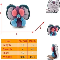 Smettbo Butterfree Plusch Pokemon In Verschiedenen Formen Und Grosen