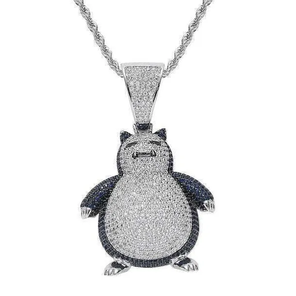Snorlax Relaxo Hip Hop Kette