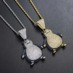 Snorlax Relaxo Hip Hop Kette
