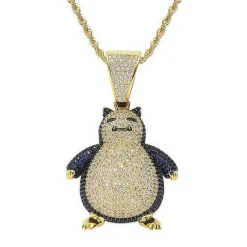 Snorlax Relaxo Hip Hop Kette