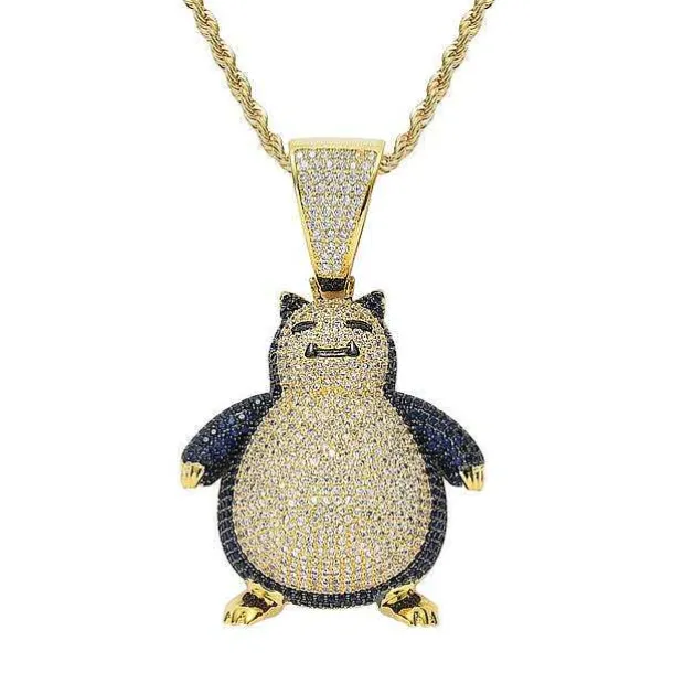 Snorlax Relaxo Hip Hop Kette