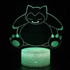 Snorlax Relaxo Nachtlicht Tischlampe 3D Led Lampe