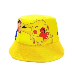 Sommerlicher Fischer Hut Und Sonnenschutz Mit Pokemon Motiven Fur Kinder