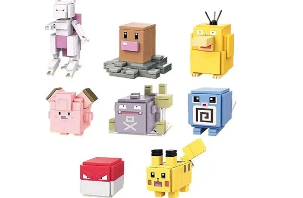 8 Stk. Pokemon Quest Figuren