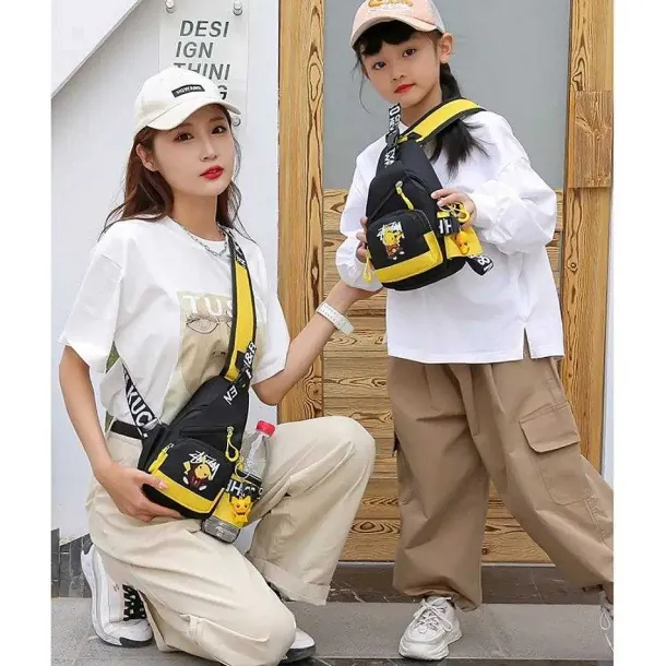 Stylische Schultertasche Fur Kinder Im Pikachu Look