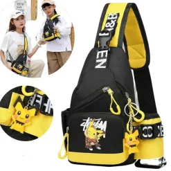 Stylische Schultertasche Fur Kinder Im Pikachu Look