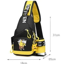 Stylische Schultertasche Fur Kinder Im Pikachu Look