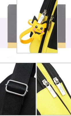 Stylishe Pikachu Sling Bag Schulter Tasche
