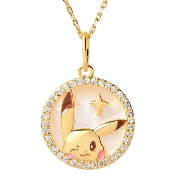 Stylishe Pokemon Halsketten In Gold Oder Silber