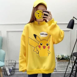 Stylisher Pokemon Pikachu Sweater Uberlange