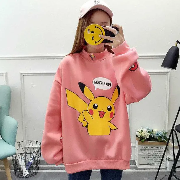 Stylisher Pokemon Pikachu Sweater Uberlange