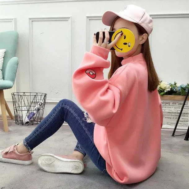 Stylisher Pokemon Pikachu Sweater Uberlange