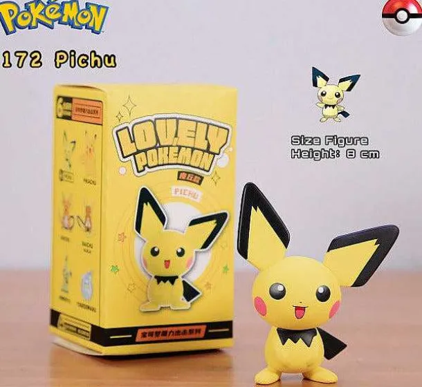 Suse Pokemon Pikachu Sammel Figuren (Ca. 6-8Cm)