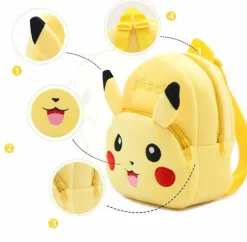 Suser Pikachu Rucksack (Ca. 21Cm*23Cm*9Cm)