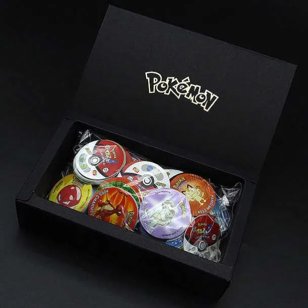 Tazos Pokemon 160 Runde Pogs 2000Er Edition Mit Box