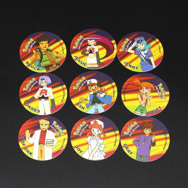 Tazos Pokemon 160 Runde Pogs 2000Er Edition Mit Box