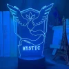 Team Mystic Nachtlicht Pokemon Lampe