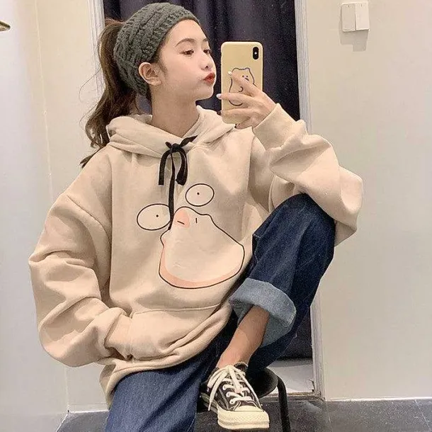 Toller Pikachu, Glumanda, Schiggy Oder Enton Pokemon Oversize Hoodie Pullover