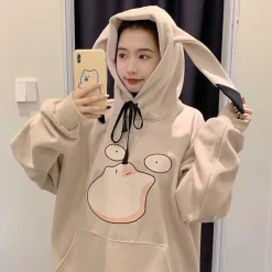Toller Pikachu, Glumanda, Schiggy Oder Enton Pokemon Oversize Hoodie Pullover