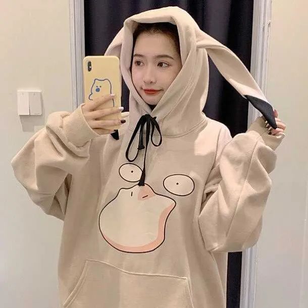 Toller Pikachu, Glumanda, Schiggy Oder Enton Pokemon Oversize Hoodie Pullover