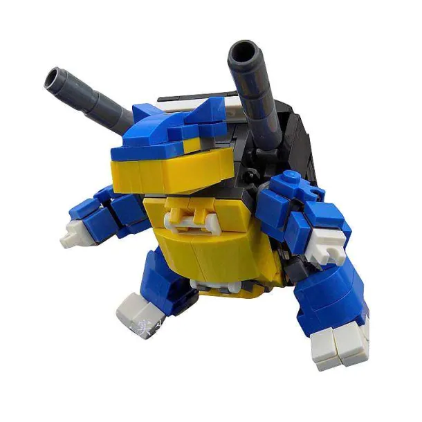 Turtok Blastoise Baustein Figur Mit 208 Teilen