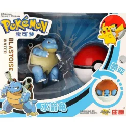 Turtok (Blastoise) Pokemon Spielzeug Set Mit Figur Und Pokeball