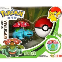 Venusaur / Bisaflor Spielzeug Figur Mit Pokeball