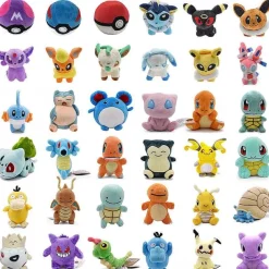 Viele Verschiedene Pokemon Und Pokeball Pluschtiere Zur Auswahl