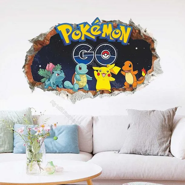 Wandsticker In Verschiedenen Pokemon Motiven