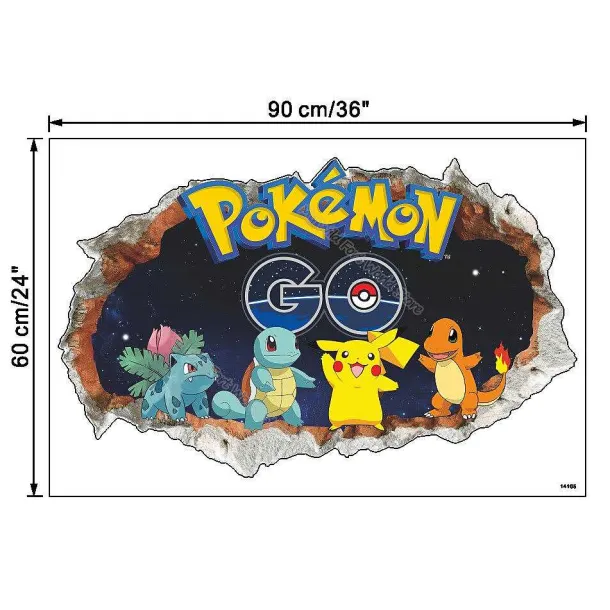 Wandsticker In Verschiedenen Pokemon Motiven