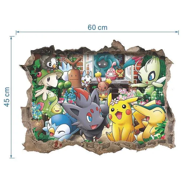 Wandsticker In Verschiedenen Pokemon Motiven