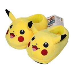Warme Plusch Pokemon Hausschuhe Fur Kinder (Pikachumotiv)