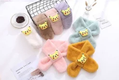 Weicher Schal Fur Kinder Mit Pikachu Motiv