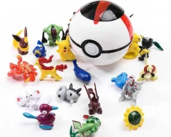 1X Pokeball (Ca. 7Cm) Mit Figur - Verschiedene Pokebälle Zur Auswahl