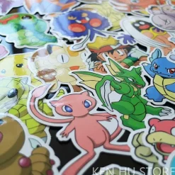 80X Pokemon Aufkleber
